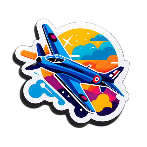 RAF Flugzeug Sticker