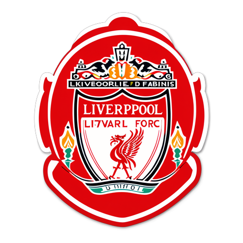 Sticker Hebat untuk Pemain Liverpool FC: Logo Ikonik dengan Latar Belakang Anthems yang Menggugah Semangat!