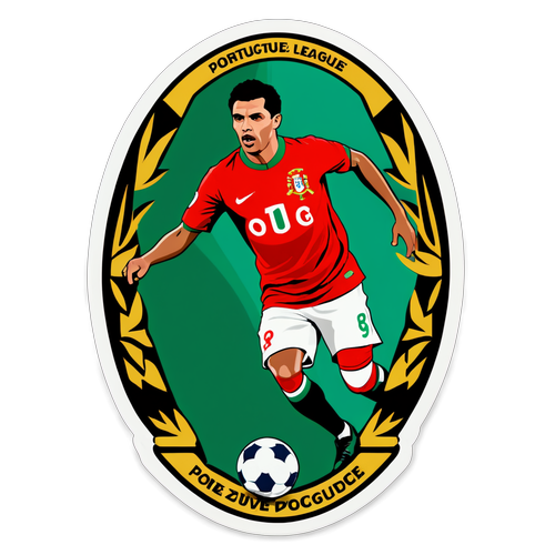 Portekiz Ligi Anları Sticker Tasarımı