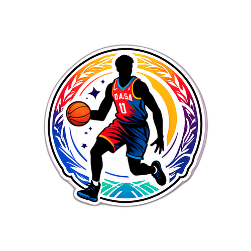 Σχεδίαση Αυτοκόλλητου για Ολυμπιακή Καλαθοσφαίριση