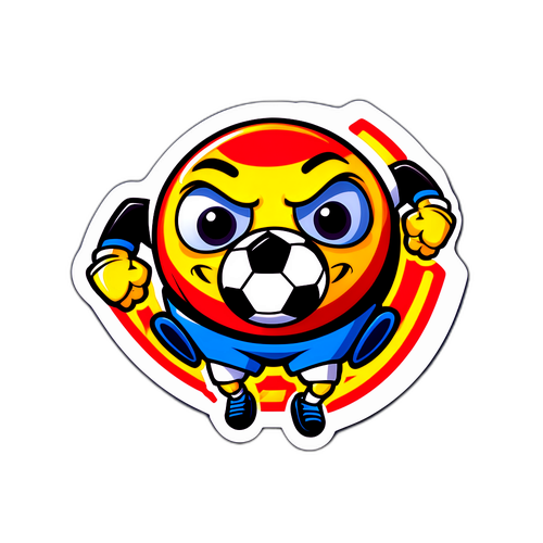 Stiker Bola Sepak Karakter