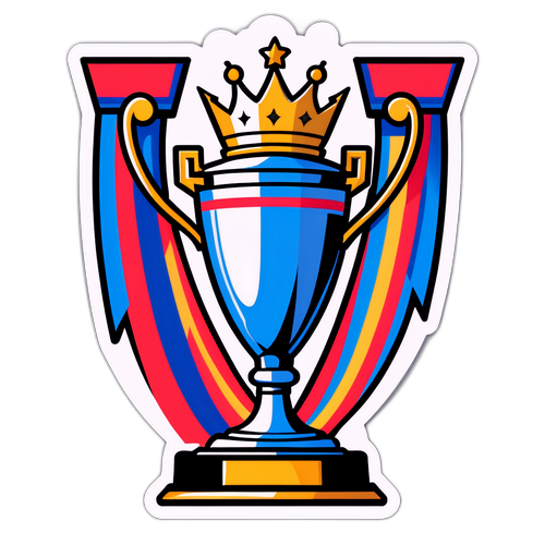 Stiker Standings Liga Premier dengan Piala