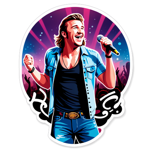 Live the Concert Vibes! Morgan Wallen's Tampa Performance Captured in a Fun Sticker!