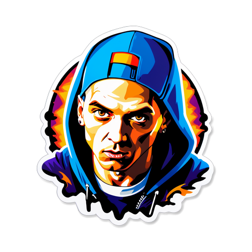 Unveiling the Darkness: Eminem's 'The Death of Slim Shady' Sticker Will Leave You Breathless!