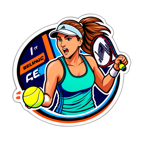 Actionfyldt Tennis Sticker med Belinda Bencic