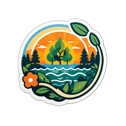 En charmerende design med Orsteds logo sammenflettet med natursymboler