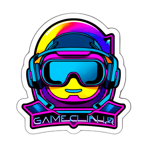Futuristisk Sticker til Sommer Game Fest 2025