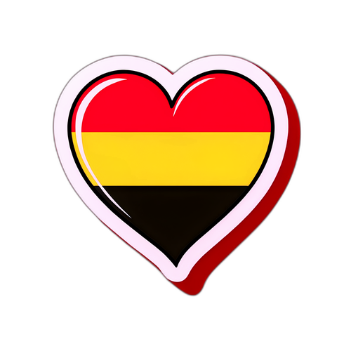 Hart met Belgische Vlag