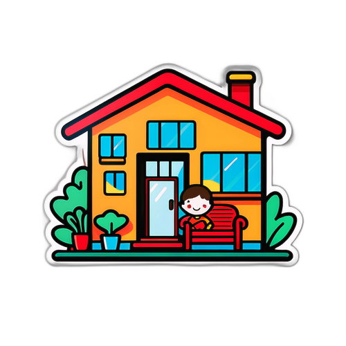 舒适租住生活贴纸