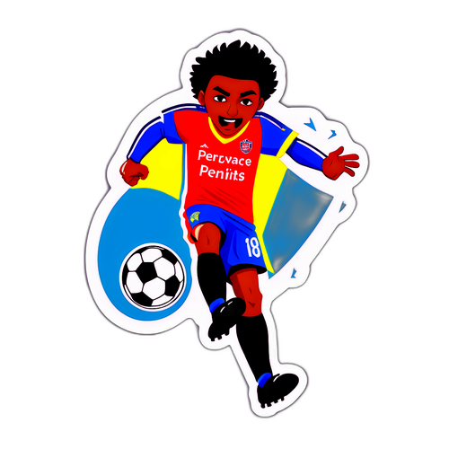 Giocatore di Calcio in Azione