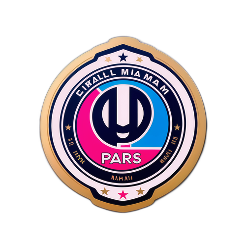 Промо-стикер футбольного матча PSG и Интер Майами