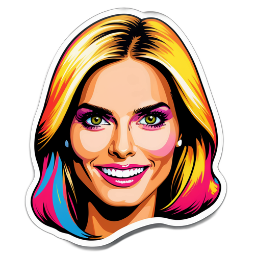 Tem dán pop art của Heidi Klum