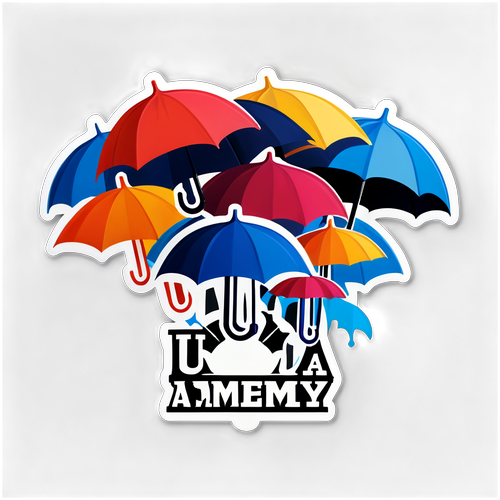 Deco Inspirată: Stickerul 'Familia Umbrella' Ce Îți Visează Fanii Umbrella Academy!