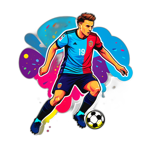 Stiker Bermain Dominik Szoboszlai