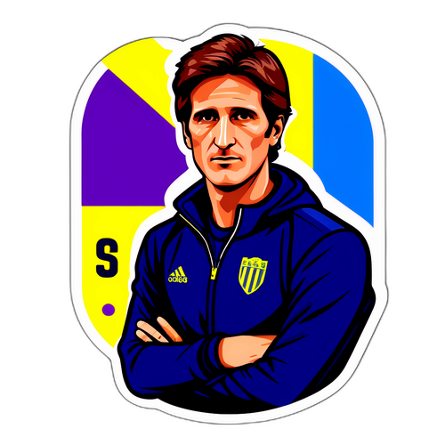 Guillermo Barros Schelotto en el banquillo