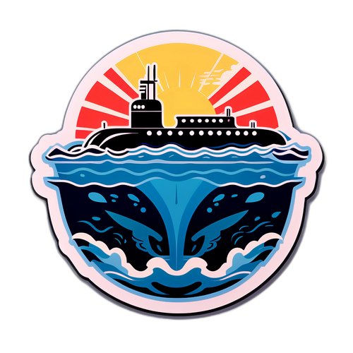 Olavsvern U-båt Sticker