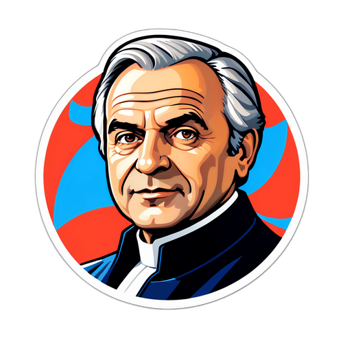 Portrait stylisé de Xavier Bertrand