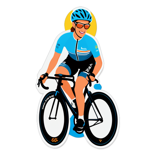 Verleg je Grenzen: De Dynamische Keirin Sticker die Je Motiveert om te Presteren!