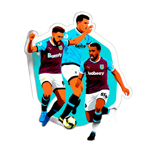 Muundo wa Sticker wa Wachezaji wa Burnley na Derby County