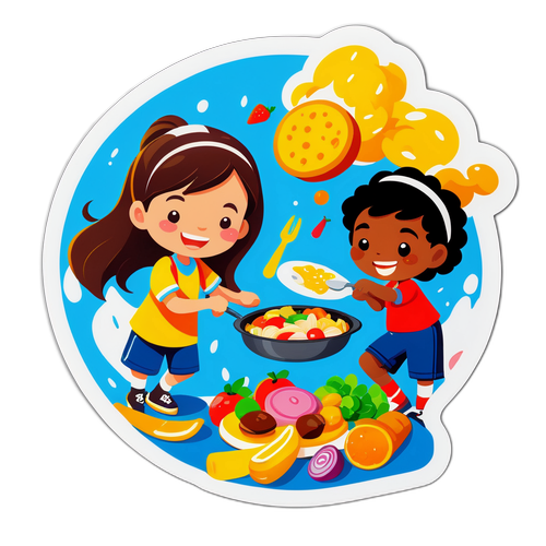 Makulay na 'Walang Klase' na Sticker