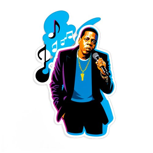 Vibrant Jay-Z Stickers