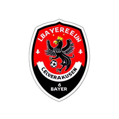 바이엘 레버쿠젠 드라마틱한 골 세레모니 스티커