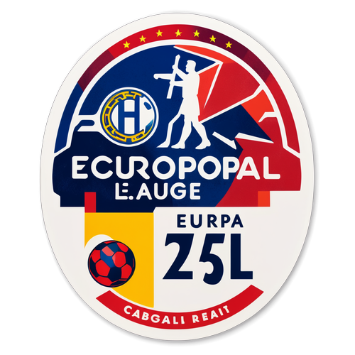 Retro-sticker som hyllar Europa League historia