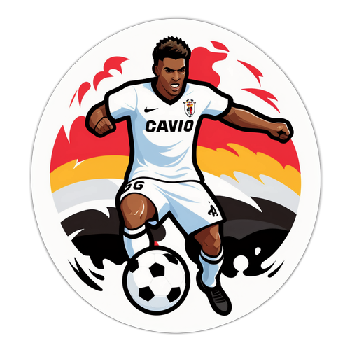 Stiker Pertandingan Sepak Bola