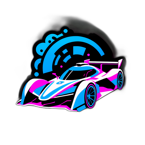 Framtidens motorsport med futuristisk racingbil