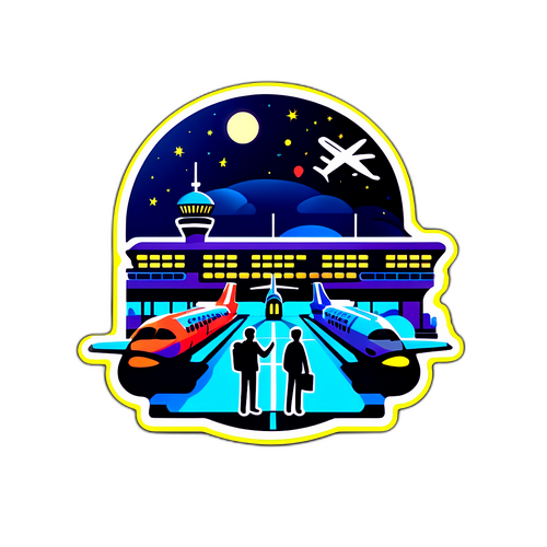 Repülőtér éjszaka