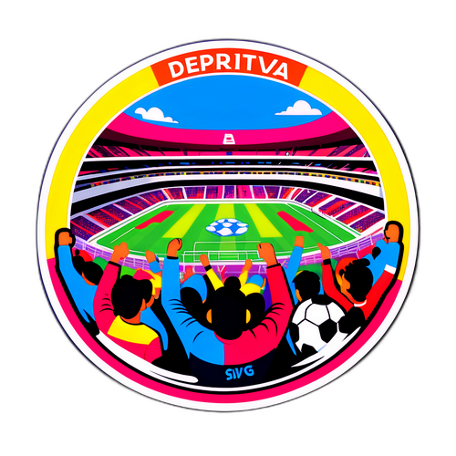 Deportivo Riestra Taraftar Sticker