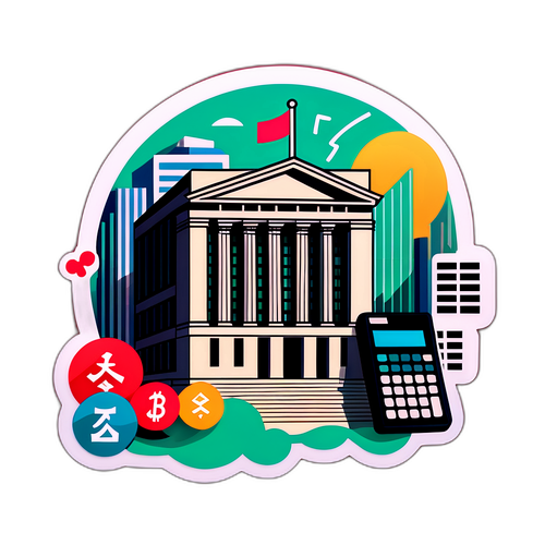 日本銀行ビルのスタイリッシュなステッカー