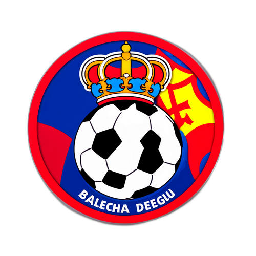 Kreativní nálepka věnovaná zápasu Daegu – Barcelona