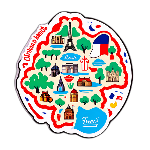 Carte stylisée d'un département français