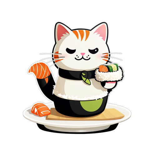 Sushi Cat Delight