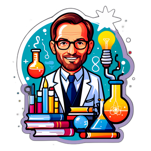 Artistic Representation of a Science Influencer