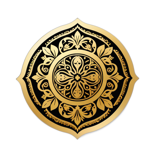 Şık Osmanlı Motifli Altın Tasarım