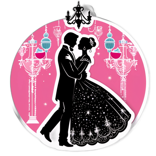 Romantikong Sticker ng Bridgerton Ball