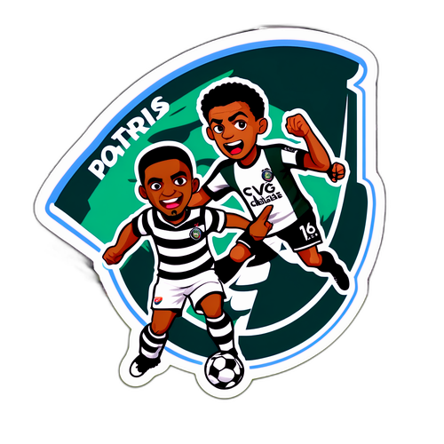 Stiker Rivalitas Korintus vs Palmeiras