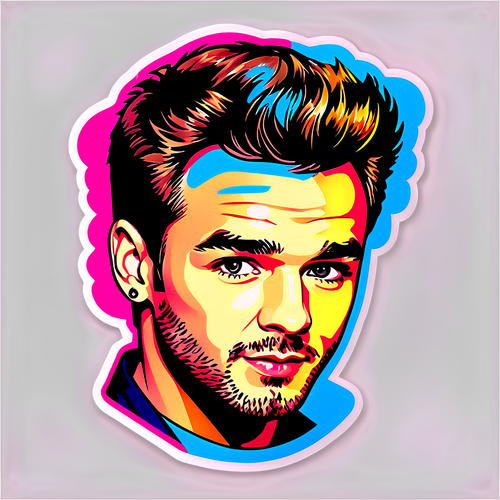 Liam Payne w Pop Art: Muzyka, Kolor i Czysta Energia One Direction!