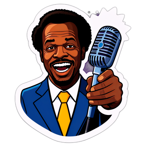 Portrait humoristique de Bruce Toussaint