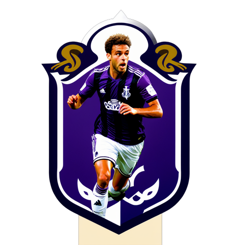 Anderlecht en Pleine Action : Ces Autocollants Vont Vous Éblouir avec le Logo de la Real Sociedad!