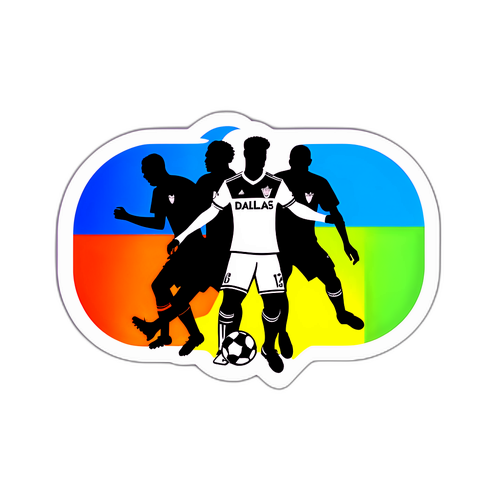Desain Minimalis Pemain Dallas vs LAFC