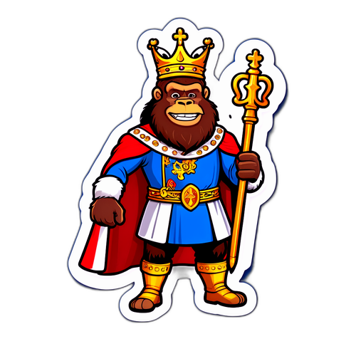 Royal Kong Frederik Sticker