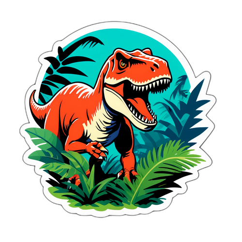 Jurassic World T-Rex Sticker