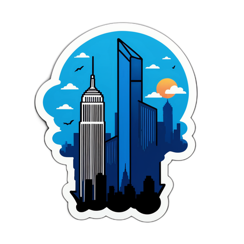 Sticker der Twin Towers