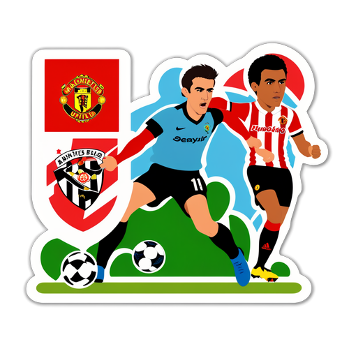 Stiker Rivaliti Antara Athletic Bilbao dan Manchester United