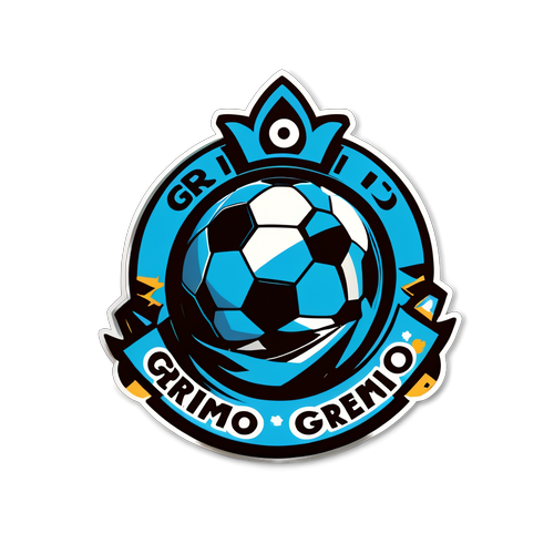 Grêmio até morrer: O Adesivo que Expressa sua Paixão Incondicional!