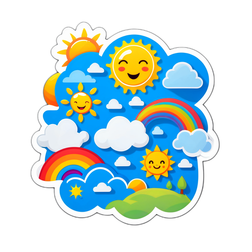 Masayahing Stickers sa Panahon