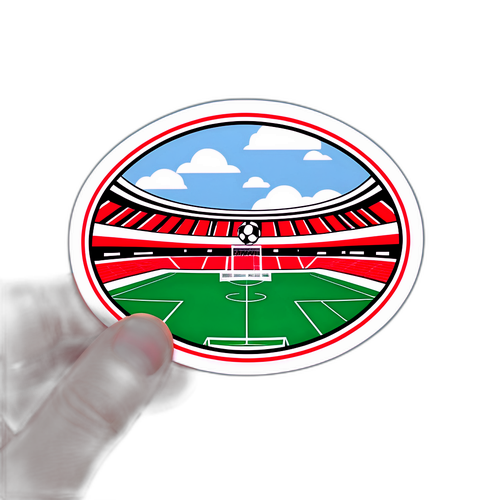 Stickers inspireret af Grimsby med fodbold